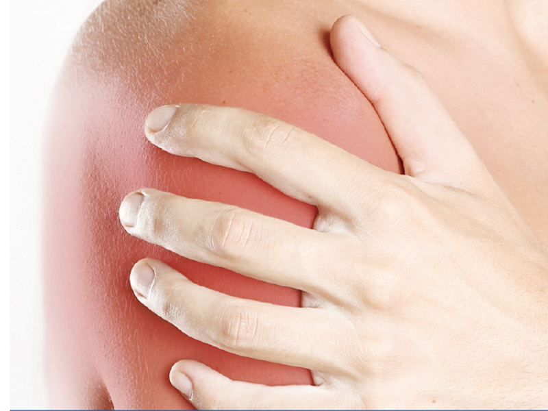 Class IV laser and shockwave therapy for shoulder pain.