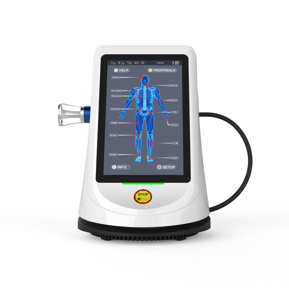 Quad Class IV laser providing multi-wavelength pain relief.