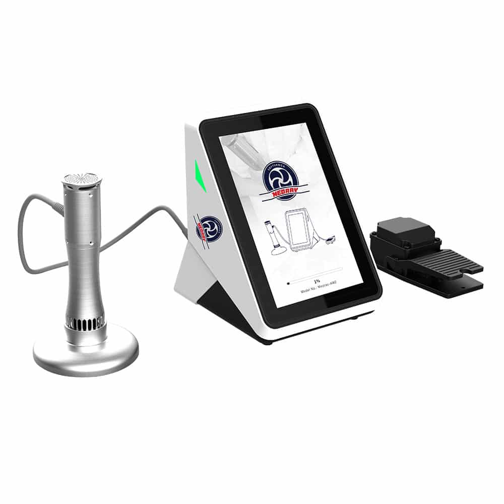 Softshock 2.0 delivering radial pressure shockwave therapy.