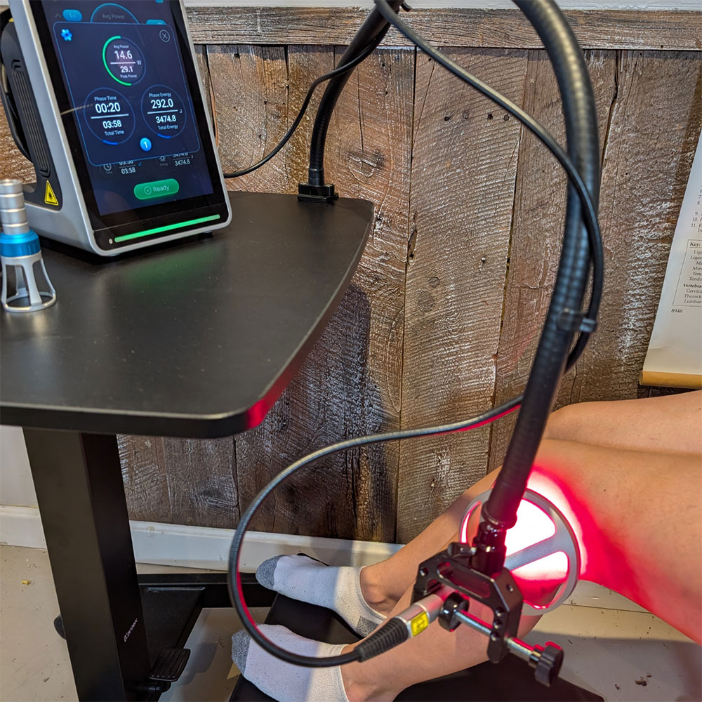 QuantumX for deep tissue laser therapy applications.