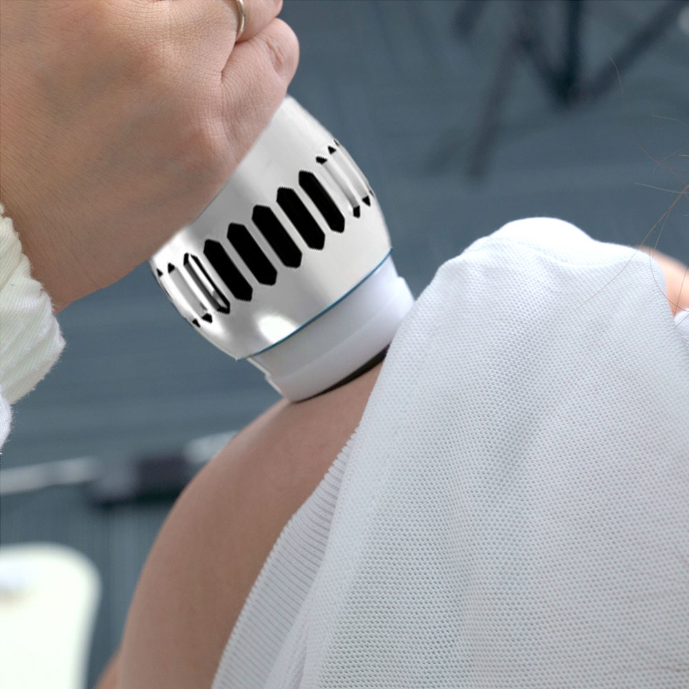 Shockwave therapy for shoulder and rotator cuff relief.