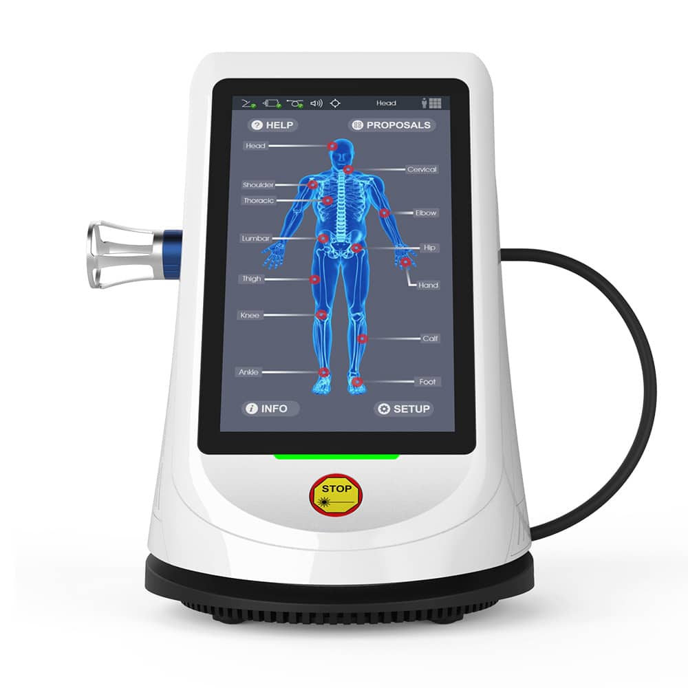 Medray Quad class 4 chiropractic laser for back, neck, and joint treatment.