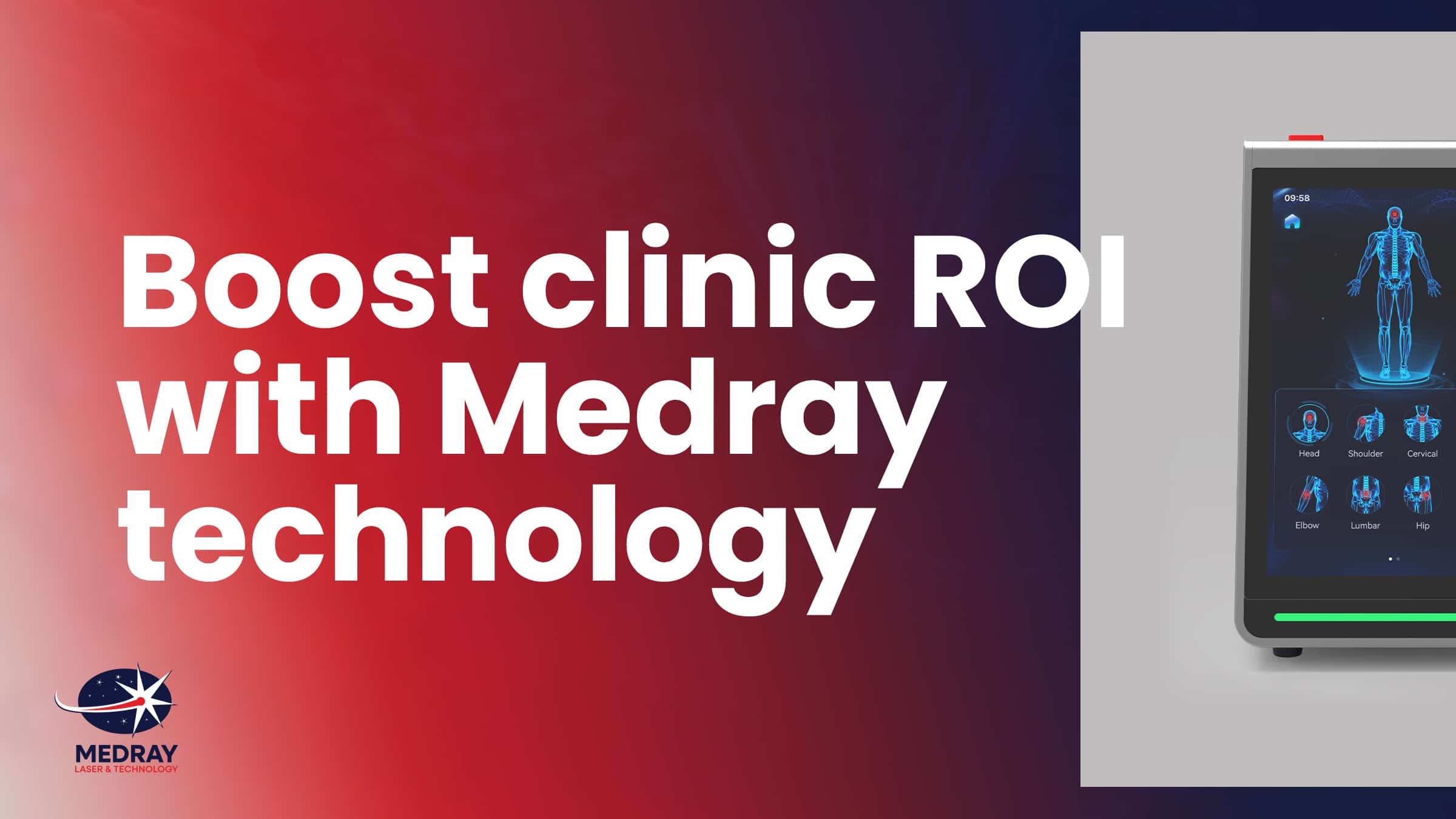 Medray laser and shockwave technology driving ROI in clinics.
