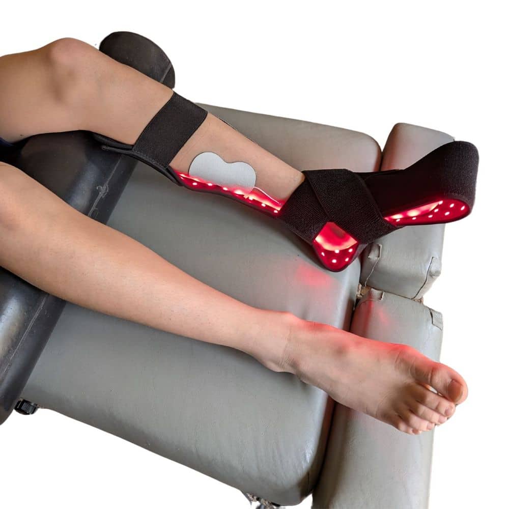 Medray NeuroBoot neuropathy therapy device delivering red and near infrared light with integrated EMS for clinician directed at home nerve care
