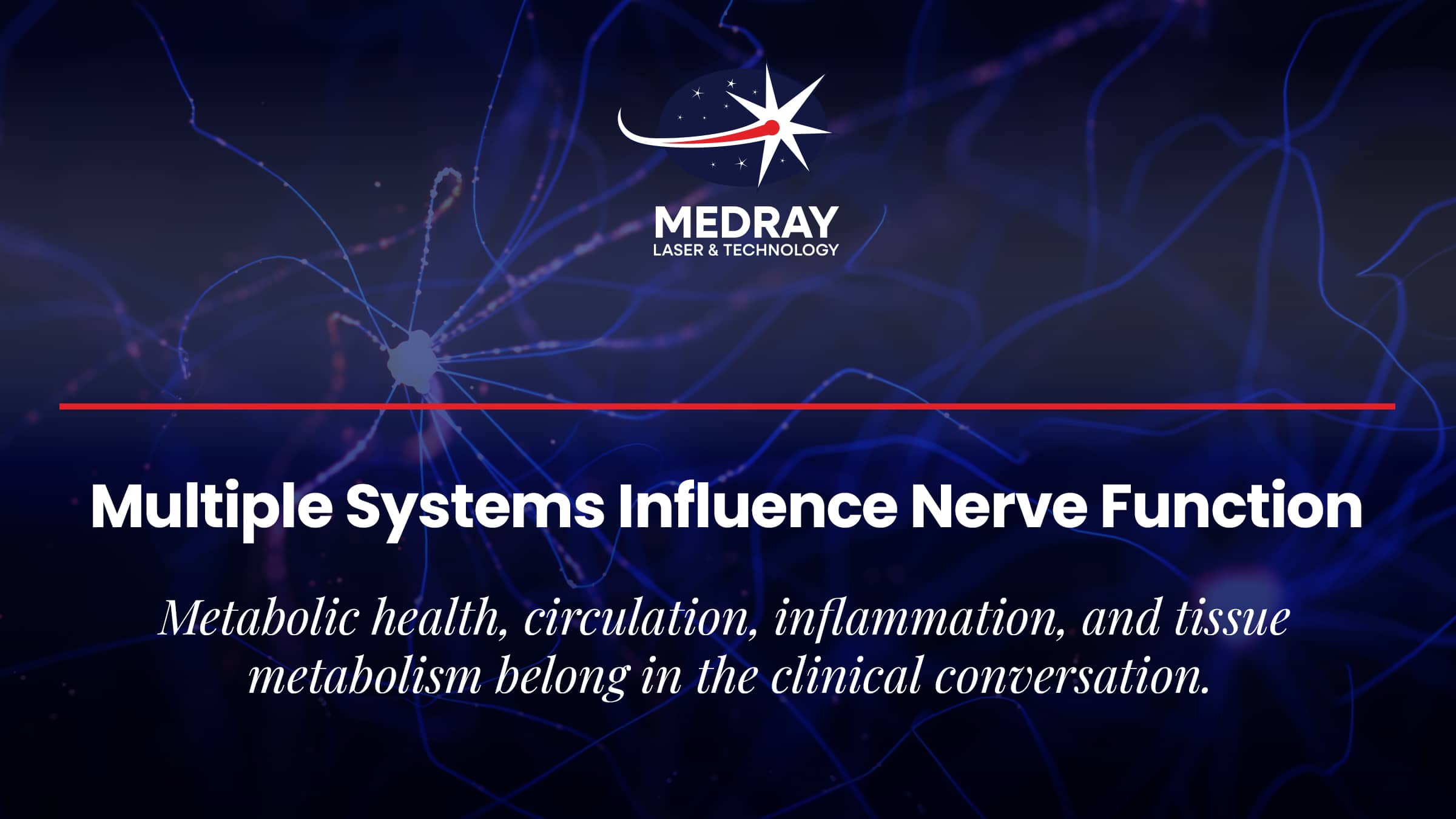 Systems-based clinical perspective on peripheral neuropathy, circulation, inflammation, gait, balance, and overall function.